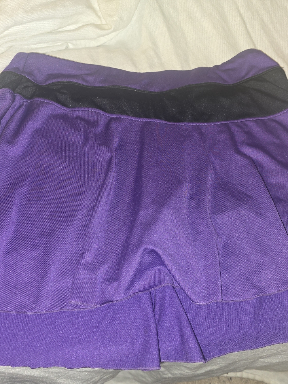 bcg Purple Active Skort with Black Waistband